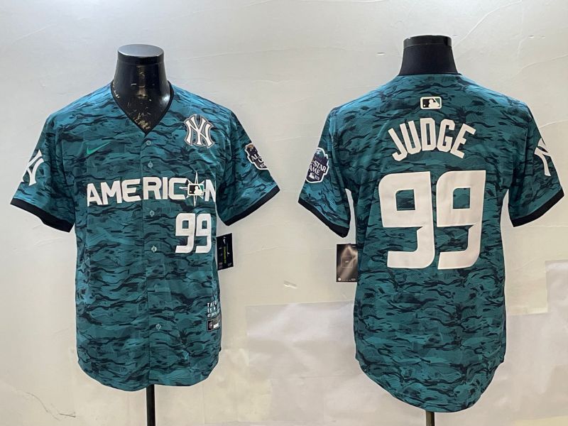 Men New York Yankees #99 Judge Blue All star 2025 Nike MLB Jersey style 3->new york yankees->MLB Jersey